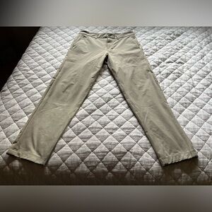 Lululemon Slim ABC Pants Tan 32x32